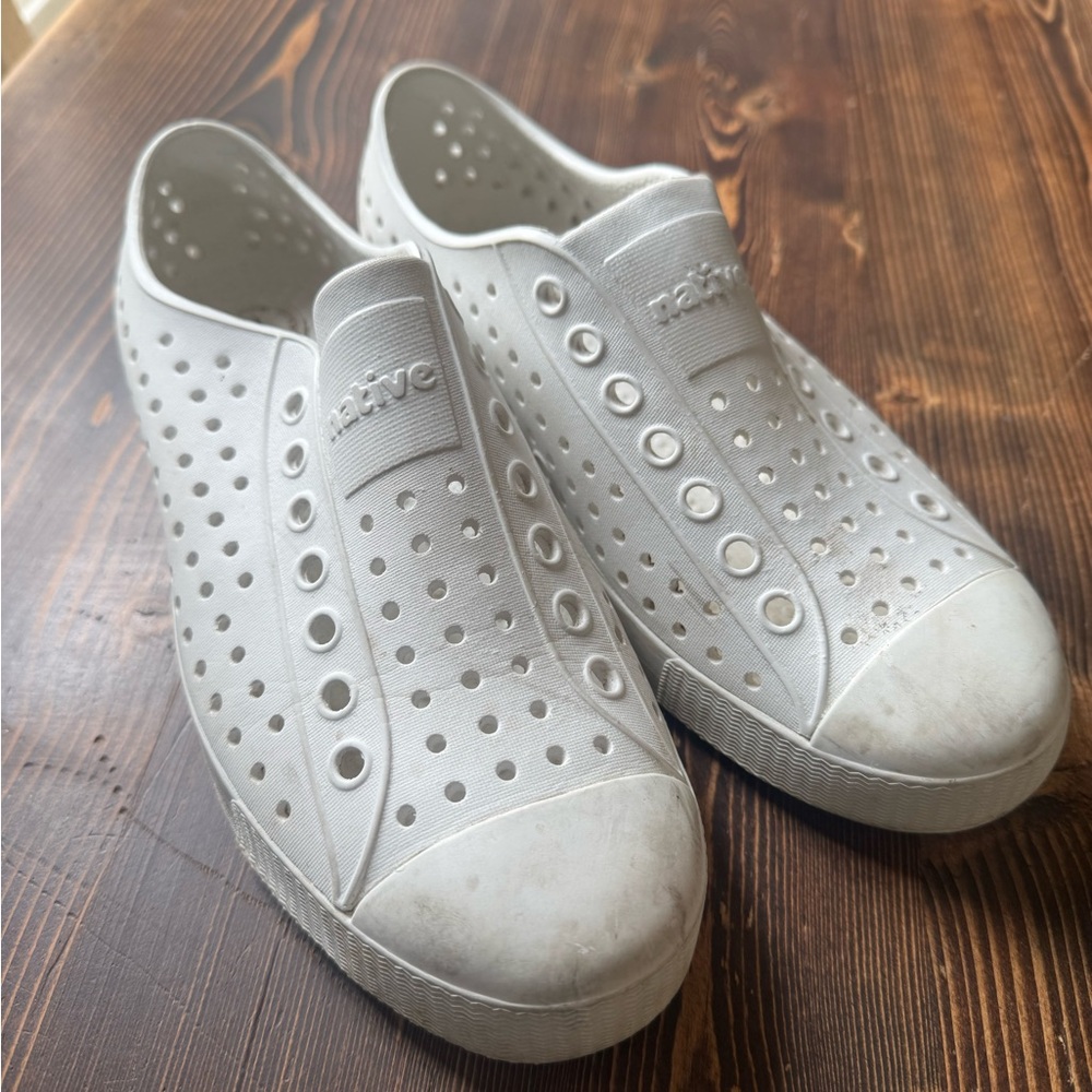 Native White Sandals Lightweight Water-Friendly